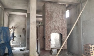 पहाड़गंज श्मशान घाट पर विद्युत शवदाह गृह तैयार