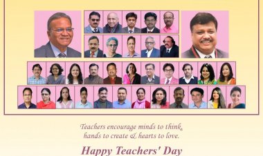 आईआईएचएमआर यूनिवर्सिटी ने मनाया शिक्षक दिवस