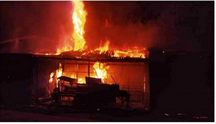 हैदराबाद: कबाड़ गोदाम में लगी भीषण आग, 11 मजदूरों की जिंदा जलकर मौत