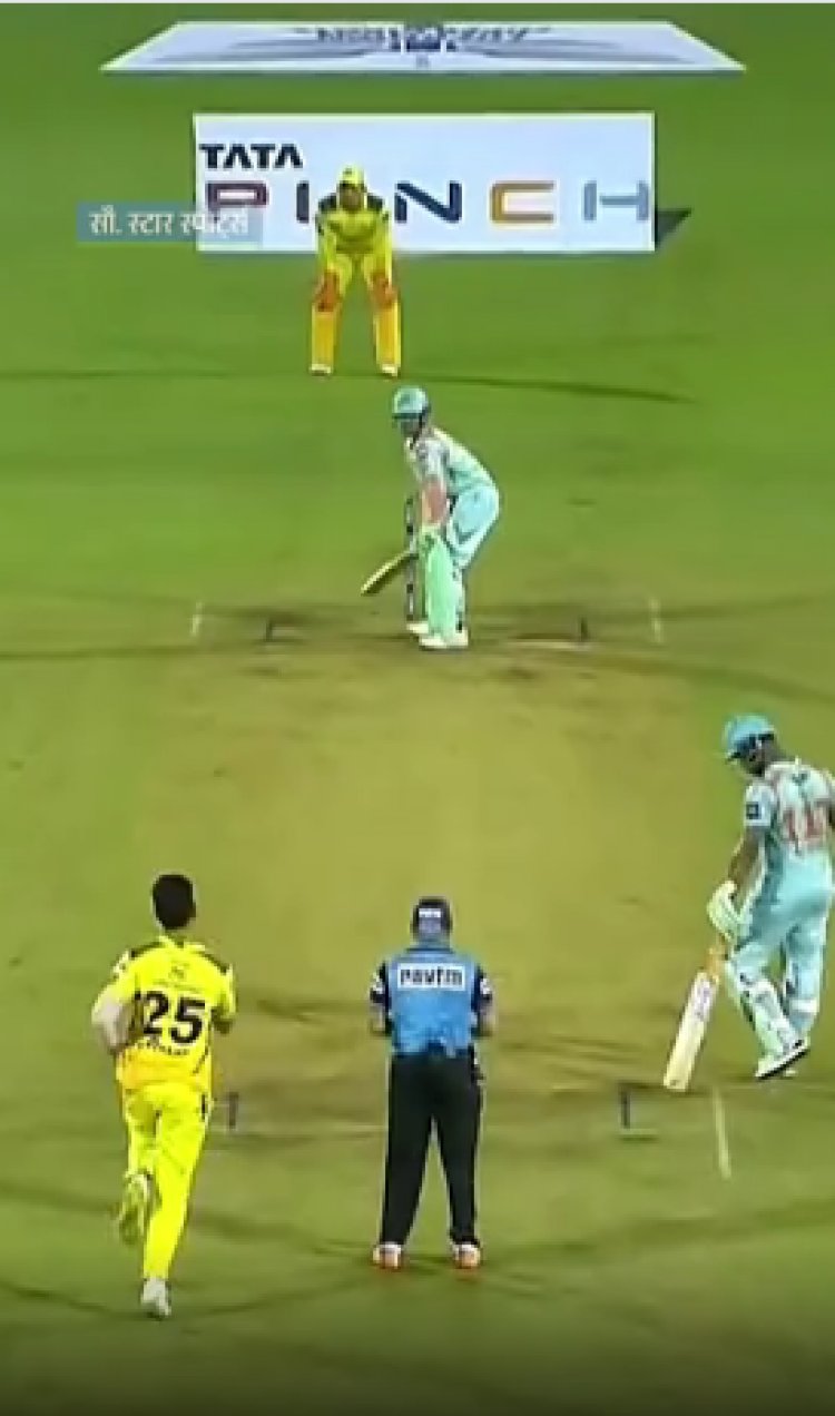 आयुष बदोनी के SIX से महिला घायल: शिवम दुबे की गेंद पर लखनऊ के बल्लेबाज ने मारा ऐसा शॉट, फैन के सिर पर जा लगी गेंद