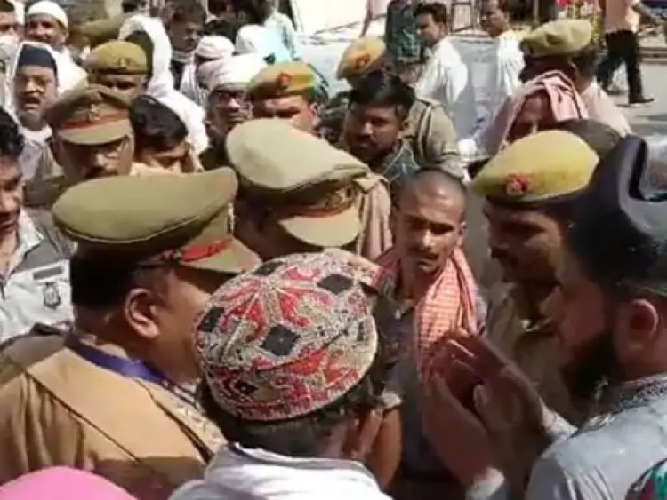 ज्ञानवापी मस्जिद सर्वे; वाराणसी पहुंची टीम को देखते ही हर-हर महादेव और अल्लाह-हू-अकबर के नारे लगे